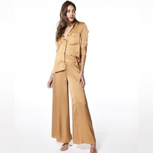 Young Fabulous & Broke Aiko Pant and Susan Top in Rabbit Solid 2 Piece Set